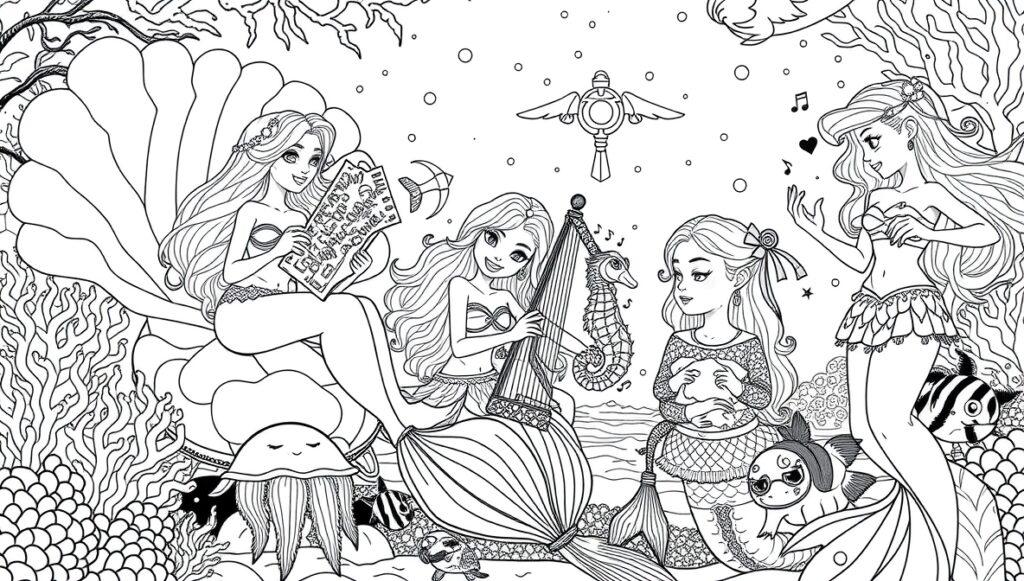 Flux Schnell Design a blackandwhite outlined coloring page tit 1 6 Kuromi coloring pages