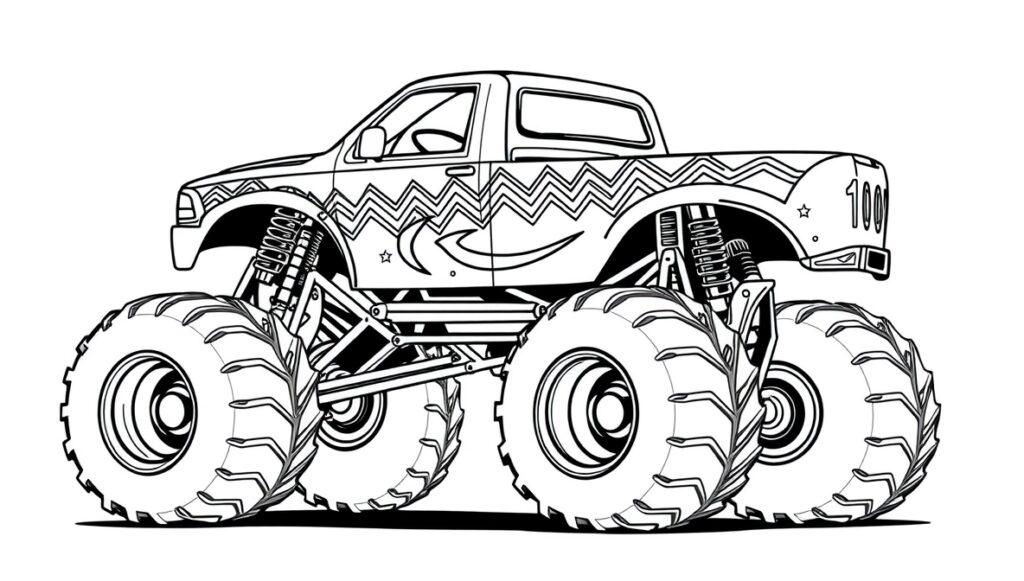 Monster coloring pages